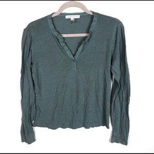 Young fabulous & broke long sleeve linen top‎
